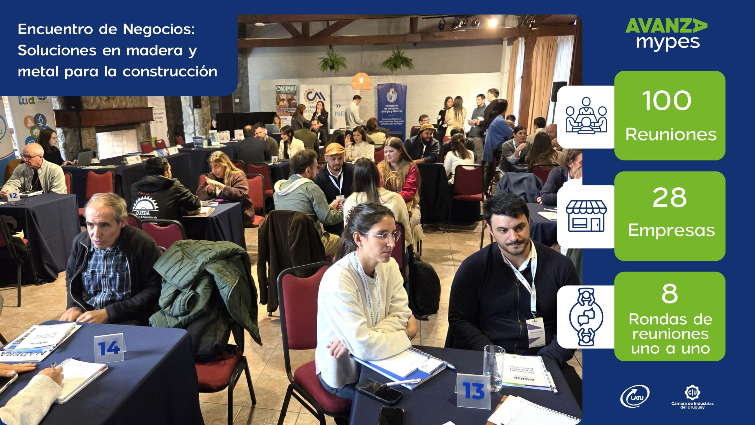 Avanza Mypes impulsó su primer encuentro de negocios para vincular a mypes industriales con el sector construcción